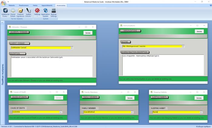 Botanical Medicine Suite - Accessories (Settings)