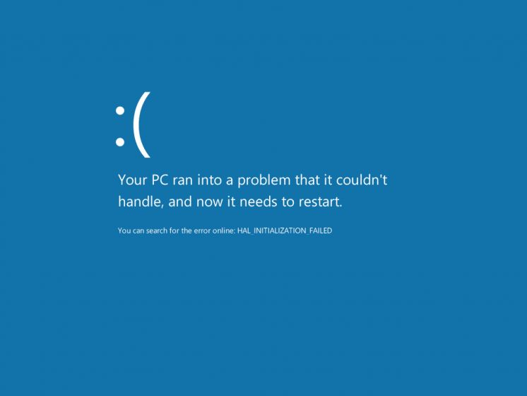 Microsoft Windows: ΜΠΛΕ ΟΘΟΝΗ ΚΑΙ ΕΠΑΝΕΚΚΙΝΗΣΗ..